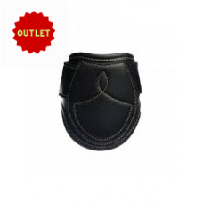 Kentucky Strijklappen Leather Velcro - Zwart